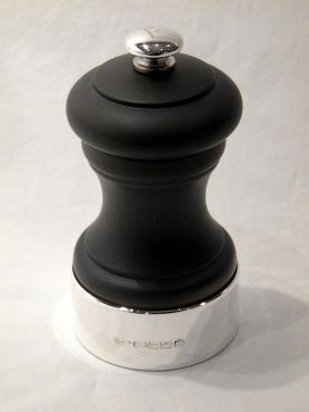 Silver and Rosewood Peugeot Peppermill