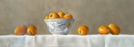 Loquat and Chinese Bowl 